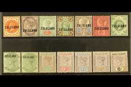 ZULULAND 1888-96 MINT GROUP Incl. 1888-93 Most Values To 1s, ½d Dull Green With And Without Stop, 1894-6 All Values To 6 - Ohne Zuordnung