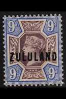 ZULULAND 1888-93 9d Dull Purple & Blue, SG 9, Fine Mint. For More Images, Please Visit Http://www.sandafayre.com/itemdet - Non Classificati