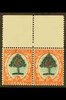 1933-48 6d Green & Vermilion, Die I, "TALL TREE" FLAW (extends Through Top Of Oval, Union Handbook V1), As SG 61, Hinged - Sin Clasificación
