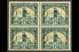 OFFICIAL 1935-49 1½d (wmk Inverted), SG O22, Mint Block Of Four, The Lower Pair Never Hinged. For More Images, Please Vi - Non Classés