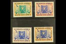 1964 Opening Of Legislative Assembly Hall, COLOUR TRIALS Of 3c Blue And Pink, Blue And Yellow Orange, And Brown Green An - South West Africa (1923-1990)