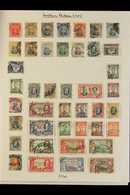 1924-47 USED COLLECTION Includes 1924-9 Defins All Values 2s6d Plus A Faded 5s Fiscally Used (not Counted), 1931-7 Most  - Rodesia Del Sur (...-1964)