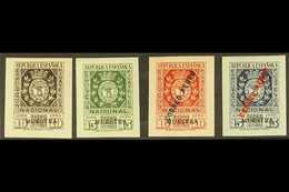 1936 Philatelic Exhibition Postage & Air Imperf Sets With "MUESTRA" (Specimen) Overprints, Edifil 727M/30M (as SG 817/20 - Altri & Non Classificati