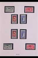 SPORT - OLYMPIC GAMES 1924-1972 Collection On Pages. With 1924 Both Overprinted Olympic Games Sets Fine Mint; 1960-1972  - Syrien