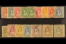 1930-39 Emir Definitive Set, SG 194b/207, Fine Used (16 Stamps) For More Images, Please Visit Http://www.sandafayre.com/ - Jordan