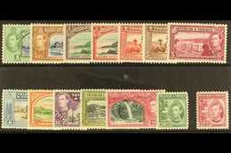 1938-44 Complete KGVI Set, SG 246/256, Fine Never Hinged Mint. (14 Stamps) For More Images, Please Visit Http://www.sand - Trinidad & Tobago (...-1961)