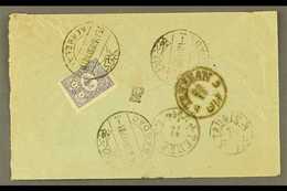 USED IN IRAQ 1903 Cover Addressed In Arabic To Persia, Bearing 1901 1pi Foreign Mail Tied By Bilingual "KERBELA" Cds Can - Altri & Non Classificati