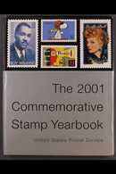 2000-2001 Hardback Commemorative Stamp Year Books Containing Never Hinged Mint Stamps And Miniature Sheets. (2 Books) Fo - Altri & Non Classificati