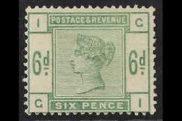 1883-84 6d Dull Green, SG 194, Fine Mint With Minimal Traces Of Hinge, Very Fresh. For More Images, Please Visit Http:// - Altri & Non Classificati