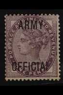 OFFICIAL ARMY 1896-01 1d Lilac "OFFICIAI" Overprint Variety, SG O43a, Mint. For More Images, Please Visit Http://www.san - Altri & Non Classificati
