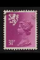 SCOTLAND 1971-93 31p Bright Purple Machin Litho Waddington Perf 14 TYPE II, SG S51Ea, Lightly Used, Fresh & Scarce, Cat  - Sonstige & Ohne Zuordnung