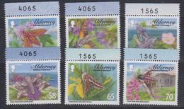 Delcampe - Alderney 2011 Hawkmoths 6v (sheet Number In Margin) ** Mnh (45475) - Alderney