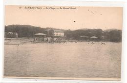 Sanary Sur Mer - Plage - Grand Hotel -   CPA ° - Sanary-sur-Mer