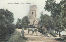 Lot 2 CPA 62 Pas De Calais Environs De Bruay - Eglise D'Houdain - Houdain