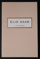 TARJETA DE PERFUME - ELIE SAAB - - Modernes (à Partir De 1961)