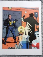 E . Jacobs - Planche Blake Et Mortimer  34 X 44 - Planches Et Dessins - Originaux