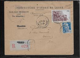 France - Lettre Recommandée - 1921-1960: Modern Period
