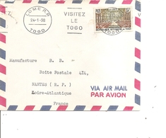 Togo ( Lettre Par Avion De 1958 De Lomé Vers La France à Voir) - Brieven En Documenten