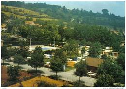 Carte Postale 38. Renage   Camping Municipal Du Verdon  Vue Aérienne Rive Sur Fure  Très Beau Plan - Renage