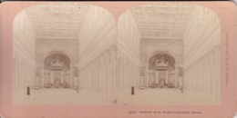 1897 / KILBURN  / 12126 / ROME / INTERIOR OF ST PAUL S CATHEDRAL - Photos Stéréoscopiques