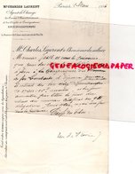 75- PARIS- LETTRE 1886 CHARLES LAURENT-AGENT CHANGE- BANQUE-CAISSES AMORTISSEMENT DEPOTS CONSIGNATIONS-9 RUE 4 SEPTEMBRE - Banco & Caja De Ahorros