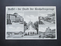 3.Reich 1939 Propagandakarte Kassel Die Stadtt Der Reichskriegertage Sonderstempel Kassel Großdeutscher Reichskriegertag - Briefe U. Dokumente