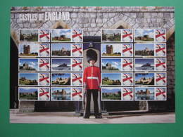 2009 ROYAL MAIL CASTLES OF ENGLAND GENERIC SMILERS SHEET. #SS0061 - Personalisierte Briefmarken