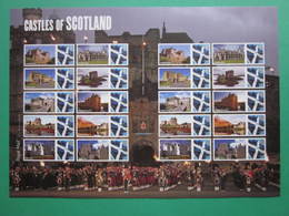 2009 ROYAL MAIL CASTLES OF SCOTLAND GENERIC SMILERS SHEET. #SS0066 - Smilers Sheets