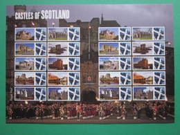 2009 ROYAL MAIL CASTLES OF SCOTLAND GENERIC SMILERS SHEET. #SS0066 - Francobolli Personalizzati