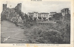Rochetaillée (Loire) - Les Ruines Du Château Féodal Et L'Eglise Du XVe Siècle - Edition Lafond - Carte N° 50 - Rochetaillee