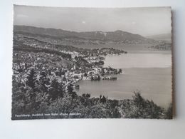 D170089 CH - AK -  Feusisberg - Ausblick Vom Hotel  Frohen Aussicht  Ca 1950's - Feusisberg