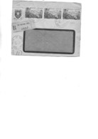 LETTRE RECOMMANDEE AFFRANCHIE N° 1005 + N° 1041 BANDE DE 3 - OBLITEREE CAD LE HAVRE PRINCIPAL - 1956 - 1921-1960: Période Moderne