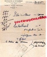 87 - SAINT JUNIEN - DOCTEUR DE SAINT FLORENT -  MEDECIN FACULTE ET HOPITAUX DE PARIS -VERS 1948 - 1900 – 1949