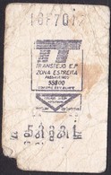 Boat Ticket, Portugal - Tejo River / TT Transtejo - Zona Estreita - Europe
