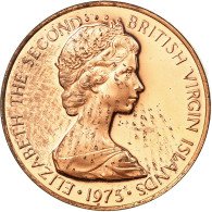 Monnaie, BRITISH VIRGIN ISLANDS, Elizabeth II, Cent, 1975, Franklin Mint - British Virgin Islands