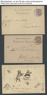 BAYERN 1875-1922, Interessante Partie Von 46 Gebrauchten Ganzsachen, Meist Prachterhaltung, Besichtigen! - Other & Unclassified