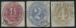 SCHLESWIG-HOLSTEIN 15-17 O, 1865, 1 1/3 S. - 4 S., 3 Prachtwerte, Meist Geprüft, Mi. 250.- - Schleswig-Holstein