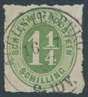 SCHLESWIG-HOLSTEIN 9 O, AUGUSTENBURG, K2 Ideal Auf 11/4 S. Olivgrün, Kabinett - Schleswig-Holstein