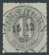 SCHLESWIG-HOLSTEIN 18c O, ELMSHORN, K2 Zentrisch Auf 11/4 S. Mittelgrau, Kabinett - Schleswig-Holstein