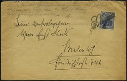 Dt. Reich 87II BRIEF, 1915, 20 Pf. Ultramarin Kriegsdruck Mit Seltenem L1 In Schreibschrift GLOGAU, Pracht - Used Stamps