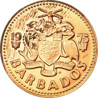 Monnaie, Barbados, Cent, 1975, Franklin Mint, SUP, Bronze, KM:10 - Barbados (Barbuda)