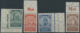 Dt. Reich 351-54 **, 1924, Nothilfe, Postfrischer Prachtsatz, Mi. 160.- - Other & Unclassified