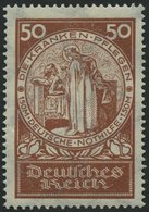 Dt. Reich 354 **, 1924, 50 Pf. Nothilfe, Pracht, Mi. 120.- - Sonstige & Ohne Zuordnung