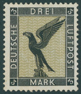 Dt. Reich 384 *, 1926, 3 M. Adler, Großer Falzrest, Pracht, Mi. 70.- - Altri & Non Classificati