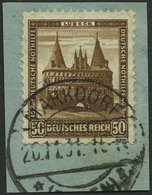 Dt. Reich 462 BrfStk, 1931, 50 Pf. Lübeck, Holstentor, Prachtbriefstück, Mi. (100.-) - Other & Unclassified