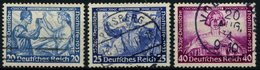 Dt. Reich 505B,506/7A O, 1933, 20, 25 Und 40 Pf. Wagner, 3 Werte üblich Gezähnt, Pracht, Mi. 350.- - Other & Unclassified