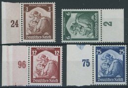 Dt. Reich 565-68 **, 1935, Saarabstimmung, Postfrischer Prachtsatz, Mi. 120.- - Altri & Non Classificati