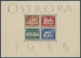 Dt. Reich Bl. 3 (*), 1935, Block OSTROPA, Ohne Gummi, Kleiner Randfehler Sonst Pracht, Mi. 1300.- - Other & Unclassified