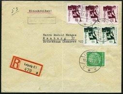 Dt. Reich 584/5 BRIEF, 1935, Welttreffen Der Hitler-Jugend Auf Einschreibbrief, Nebenstempel 20 Rpf. Einschreib-Gebühr,  - Other & Unclassified