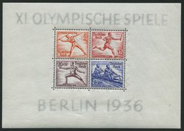 Dt. Reich Bl. 5/6 **, 1936, Blockpaar Olympische Spiele, Pracht, Mi. 260.- - Andere & Zonder Classificatie